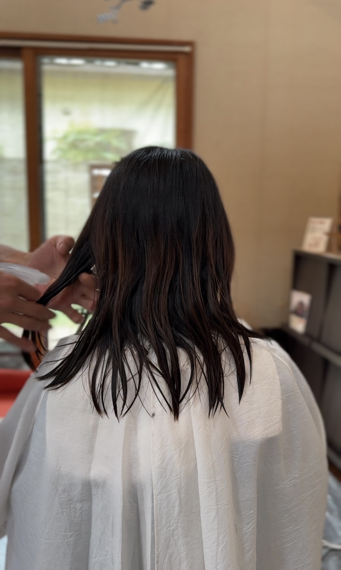 産後カットの写真です